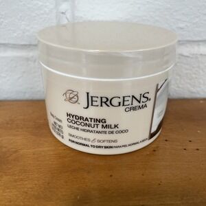 Jergens Crema Hydrating Coconut Milk Body Cream 8 oz Discontinued Rare HTF